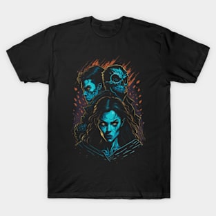 Fearless Trio - Halloween Horror T-Shirt